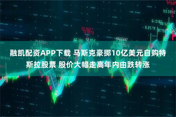 融凯配资APP下载 马斯克豪掷10亿美元自购特斯拉股票 股价大幅走高年内由跌转涨